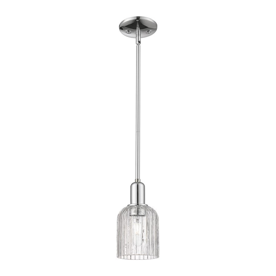 Innovations Bridal Veil 1Lt 5" Stem Mini Pendant, CH/CL - 716-1S-PC-G559-5CL