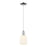 Innovations Bridal Veil 1Lt 5" Stem Mini Pendant, CH/GW - 716-1S-PC-G559-5GWH