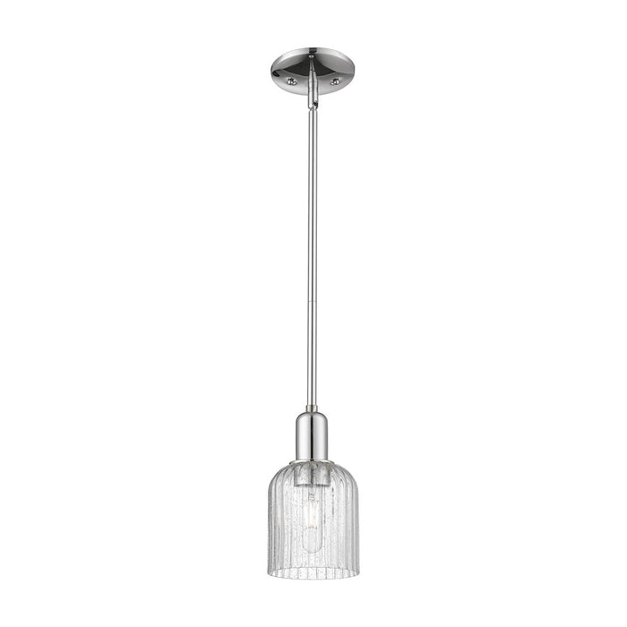 Innovations Bridal Veil 1Lt 5" Stem Mini Pendant, CH/SD - 716-1S-PC-G559-5SDY