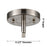 Innovations Athens DS 1Lt 6" Stem Mini Pendant, Polished Nickel/SDS