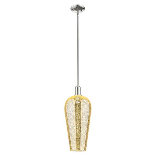 Innovations Chelsea 8" Stem Mini Pendant, PN/Merc - 716-1S-PN-G456-8ME