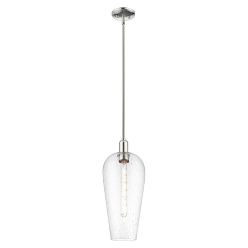 Innovations Chelsea 8" Stem Mini Pendant, PN/Seedy - 716-1S-PN-G456-8SDY