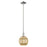 Innovations Preston 7" Globe Stem Mini Pendant, PN/Merc - 716-1S-PN-G458-7ME