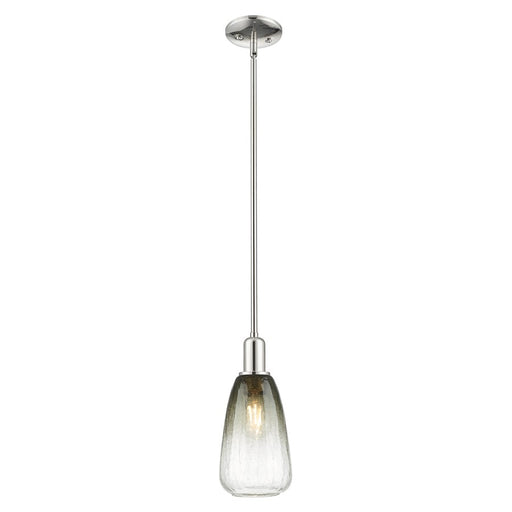 Innovations Brookhaven Almond 6" Stem Mini Pendant, PN/ST - 716-1S-PN-G480-6SL