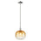 Innovations Brookhaven Sphere 10" Stem Mini Pendant, PN/AM - 716-1S-PN-G481-10AM