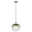 Innovations Brookhaven Sphere 10" Stem Mini Pendant, PN/ST - 716-1S-PN-G481-10SL
