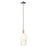 Innovations Brookhaven Flute 7" Stem Mini Pendant, PN/Opal - 716-1S-PN-G484-7OP