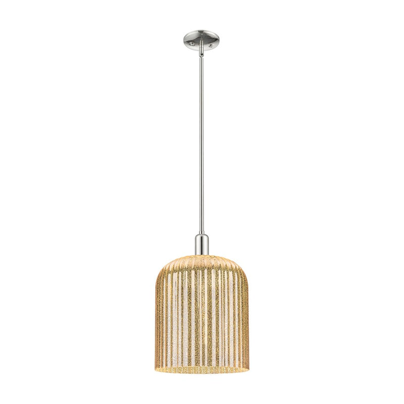Innovations Bridal Veil 1Lt 12" Stem Mini Pendant, PN/MC - 716-1S-PN-G559-12ME