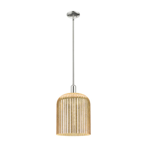 Innovations Bridal Veil 1Lt 12" Stem Mini Pendant, PN/MC - 716-1S-PN-G559-12ME