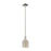 Innovations Bridal Veil 1Lt 5" Stem Mini Pendant, Polished Nickel/MC
