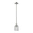 Innovations Bridal Veil 1Lt 5" Stem Mini Pendant, PN/Smoke - 716-1S-PN-G559-5SM