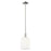 Innovations Bridal Veil 8" Stem Mini Pendant, PN/White - 716-1S-PN-G559-8GWH