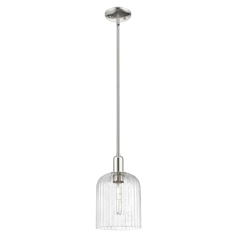 Innovations Bridal Veil 8" Stem Mini Pendant, PN/Seedy - 716-1S-PN-G559-8SDY