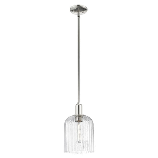 Innovations Bridal Veil 8" Stem Mini Pendant, PN/Seedy - 716-1S-PN-G559-8SDY