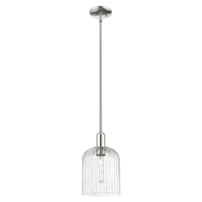 Innovations Bridal Veil 8" Stem Mini Pendant, PN/Seedy - 716-1S-PN-G559-8SDY