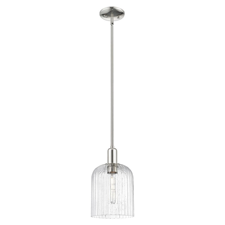 Innovations Bridal Veil 8" Stem Mini Pendant, PN/Seedy - 716-1S-PN-G559-8SDY