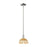 Innovations NB Dome 1Lt 8" Stem Mini Pendant/PN/NF - 716-1S-PN-NBD2-75-NAT