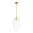 Innovations Chelsea 1Lt 8" Stem Mini Pendant, Gold/Clear - 716-1S-SG-G456-8CL