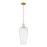 Innovations Chelsea 1Lt 8" Stem Mini Pendant, Gold/Seedy - 716-1S-SG-G456-8SDY