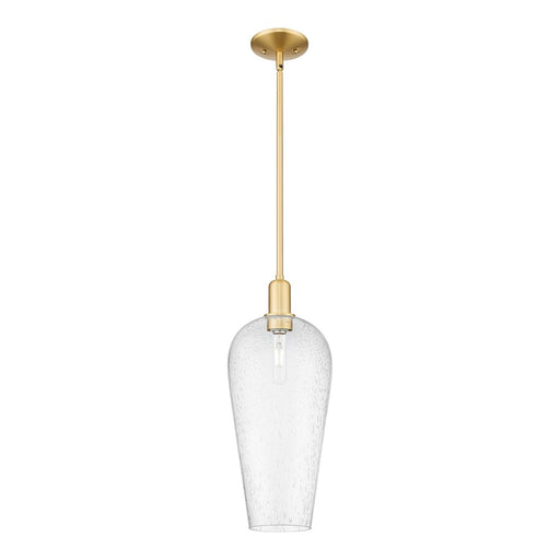 Innovations Chelsea 1Lt 8" Stem Mini Pendant, Gold/Seedy - 716-1S-SG-G456-8SDY