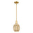 Innovations Preston 1Lt 6" Bell Stem Mini Pendant, GD/MC - 716-1S-SG-G459-6ME