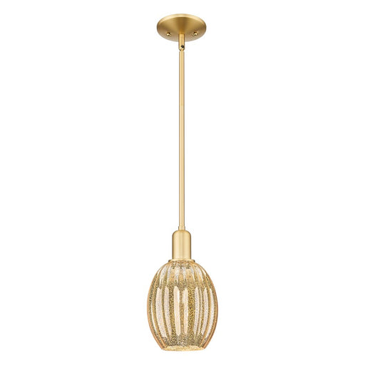 Innovations Preston 1Lt 6" Bell Stem Mini Pendant, GD/MC - 716-1S-SG-G459-6ME