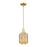 Innovations Preston 1Lt 7" Jar Stem Mini Pendant, GD/MC - 716-1S-SG-G460-7ME