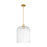 Innovations Bridal Veil 1Lt 12" Stem Mini Pendant, GD/CL - 716-1S-SG-G559-12CL