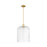Innovations Bridal Veil 1Lt 12" Stem Mini Pendant, GD/SD - 716-1S-SG-G559-12SDY