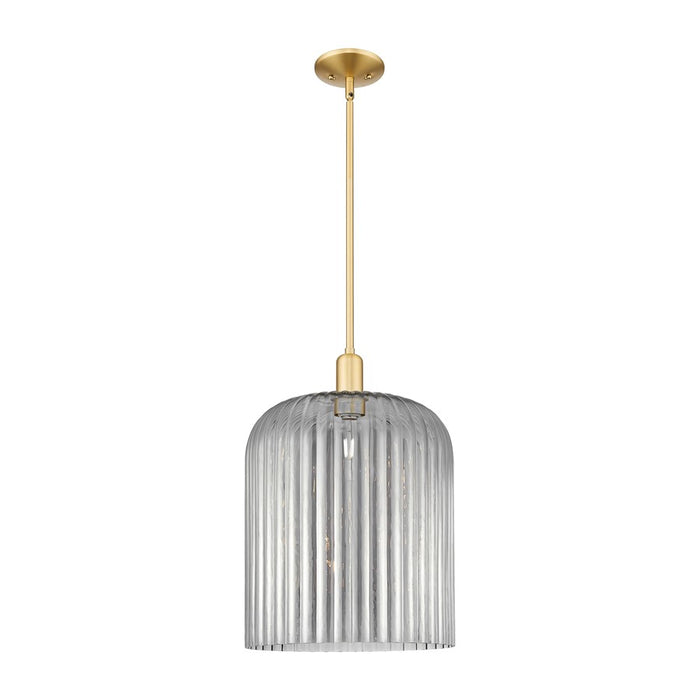 Innovations Bridal Veil 1Lt 12" Stem Mini Pendant, GD/SM - 716-1S-SG-G559-12SM