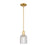 Innovations Bridal Veil 1Lt 5" Stem Mini Pendant, GD/Clear - 716-1S-SG-G559-5CL