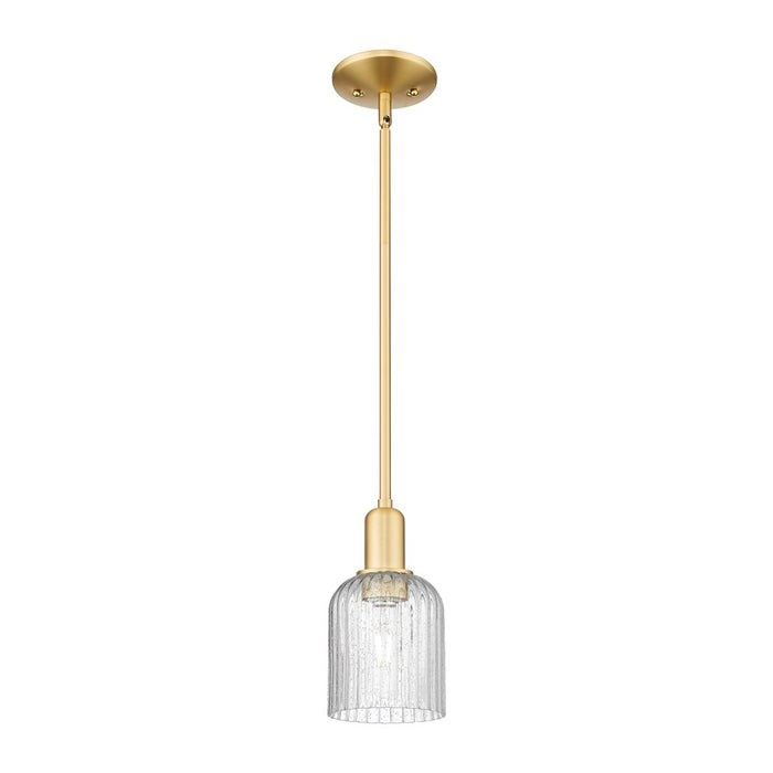 Innovations Bridal Veil 1Lt 5" Stem Mini Pendant, GD/Seed - 716-1S-SG-G559-5SDY