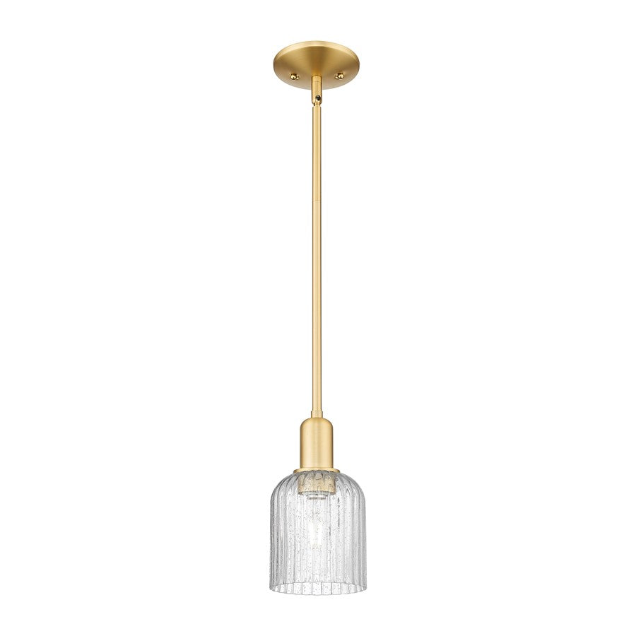 Innovations Bridal Veil 1Lt 5" Stem Mini Pendant, GD/Seed - 716-1S-SG-G559-5SDY