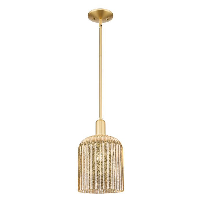 Innovations Bridal Veil 1Lt 8" Stem Mini Pendant, GD/MC - 716-1S-SG-G559-8ME