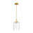 Innovations Bridal Veil 1Lt 8" Stem Mini Pendant, GD/Seed - 716-1S-SG-G559-8SDY