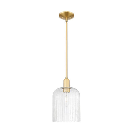 Innovations Bridal Veil 1Lt 8" Stem Mini Pendant, GD/Seed - 716-1S-SG-G559-8SDY