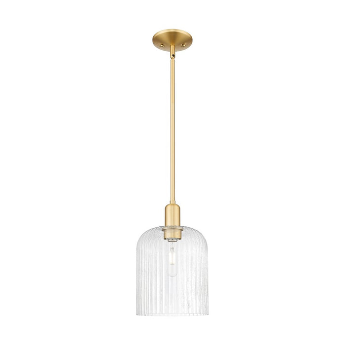 Innovations Bridal Veil 1Lt 8" Stem Mini Pendant, GD/Seed - 716-1S-SG-G559-8SDY