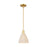 Innovations NB Dome 1Lt 8" Stem Mini Pendant, GD/NF - 716-1S-SG-NBD-75-NAT