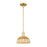 Innovations NB Dome 1Lt 9" Stem Mini Pendant/GD/NF - 716-1S-SG-NBD2-9-NAT