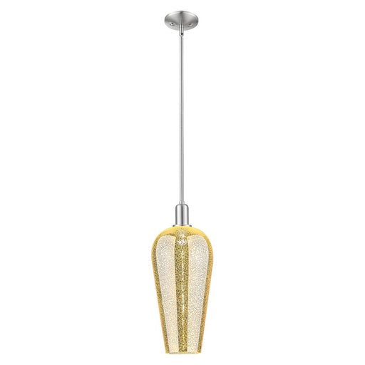 Innovations Chelsea 8" Stem Mini Pendant, SN/Merc - 716-1S-SN-G456-8ME