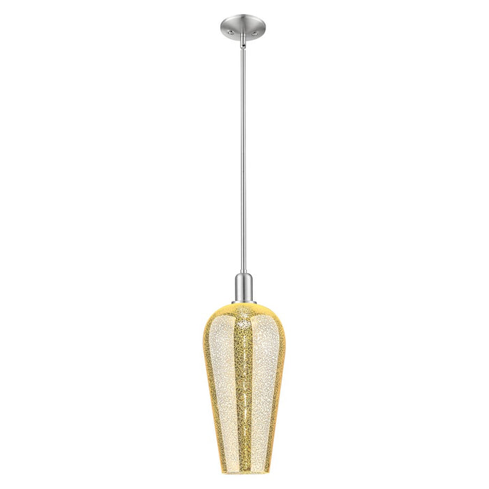 Innovations Chelsea 8" Stem Mini Pendant, SN/Merc - 716-1S-SN-G456-8ME