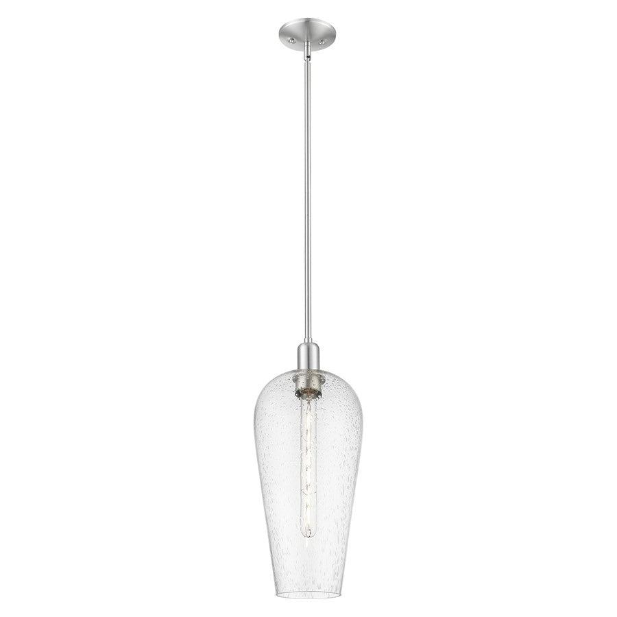 Innovations Chelsea 8" Stem Mini Pendant, SN/Seedy - 716-1S-SN-G456-8SDY