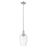 Innovations Preston 6" Flute Stem Mini Pendant, SN/Clear - 716-1S-SN-G457-6CL