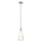 Innovations Brookhaven Almond 6" Stem Mini Pendant, SN/Opal - 716-1S-SN-G480-6OP