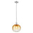 Innovations Brookhaven Sphere 10" Stem Mini Pendant, SN/AM - 716-1S-SN-G481-10AM