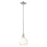 Innovations Brookhaven Globe 8" Stem Mini Pendant, SN/Opal - 716-1S-SN-G483-8OP