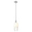 Innovations Brookhaven Flute 7" Stem Mini Pendant, SN/Opal - 716-1S-SN-G484-7OP