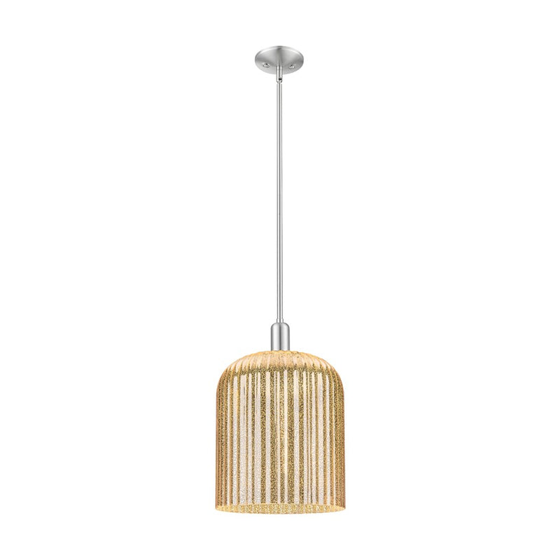 Innovations Bridal Veil 1Lt 12" Stem Mini Pendant, SN/MC - 716-1S-SN-G559-12ME