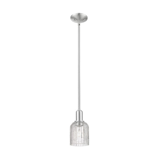 Innovations Bridal Veil 1Lt 5" Stem Mini Pendant, SN/Clear - 716-1S-SN-G559-5CL