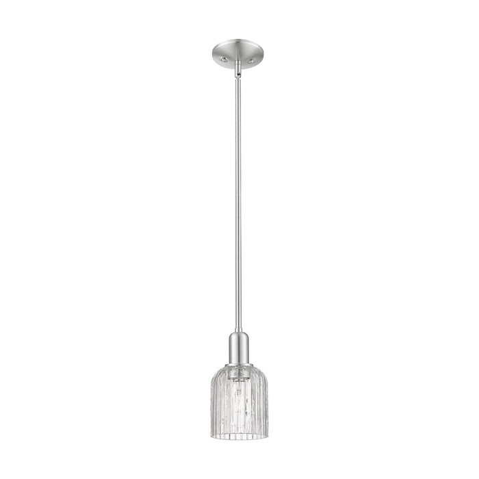 Innovations Bridal Veil 1Lt 5" Stem Mini Pendant, SN/Clear - 716-1S-SN-G559-5CL